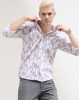 Pastel Pink Slim Fit Shirt