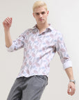 Pastel Pink Slim Fit Shirt