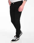 Slim Fit Black Denim Pants