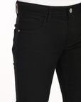 Slim Fit Black Denim Pants