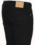 Slim Fit Black Denim Pants
