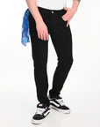 Slim Fit Black Denim Pants