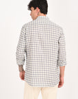 Grey Regular Fit Check Shirt