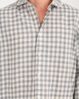 Grey Regular Fit Check Shirt