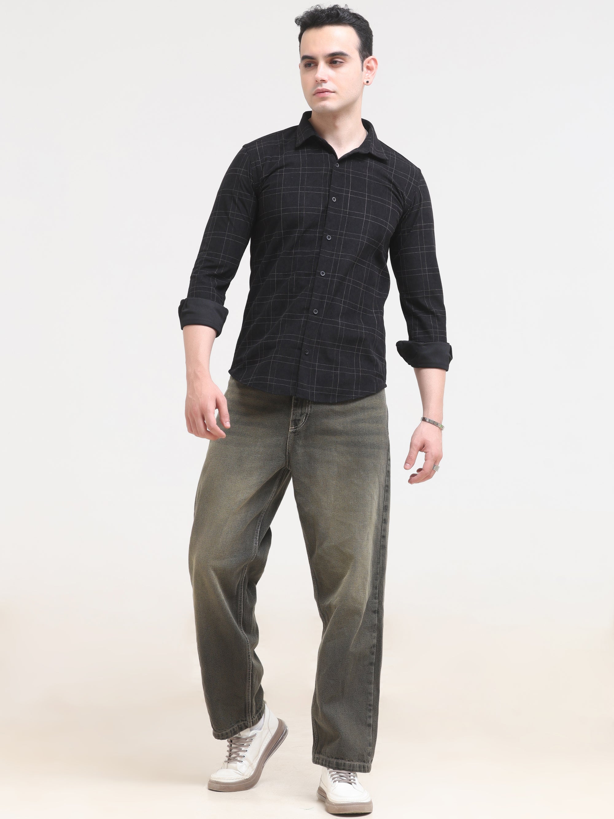 Black Slim Fit Shirt