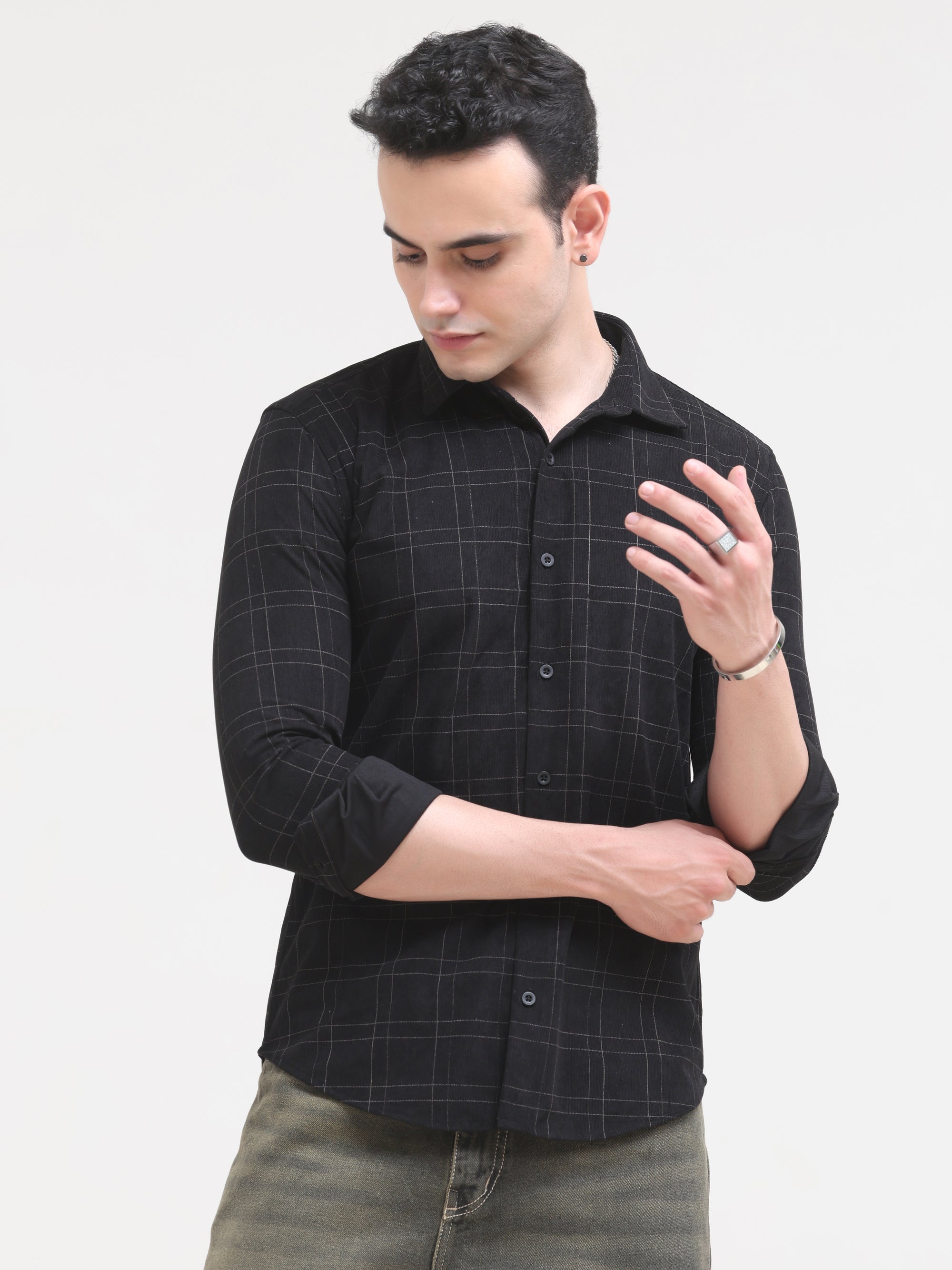 Black Slim Fit Shirt