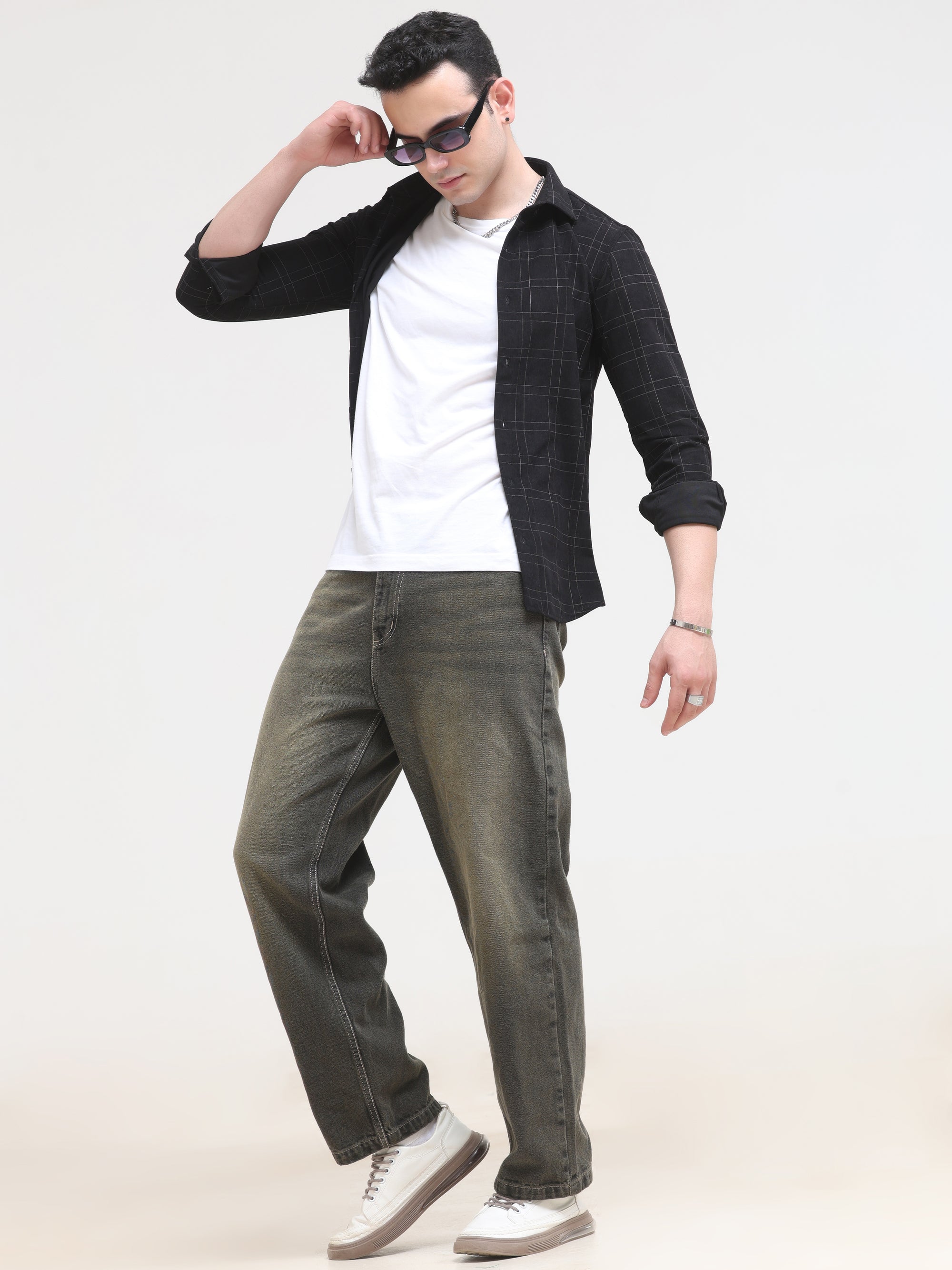 Black Slim Fit Shirt