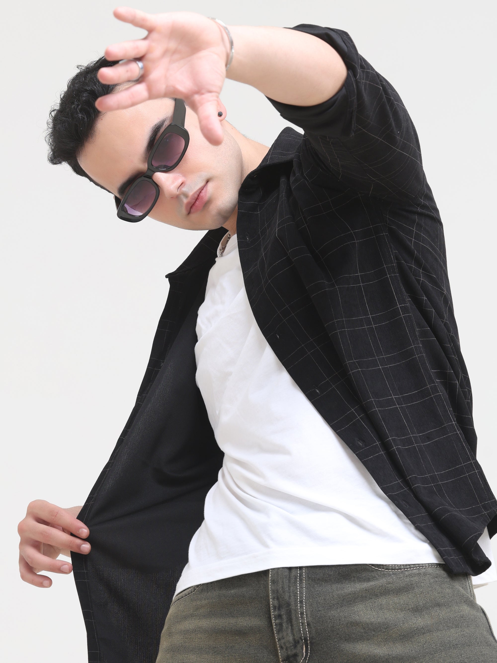 Black Slim Fit Shirt