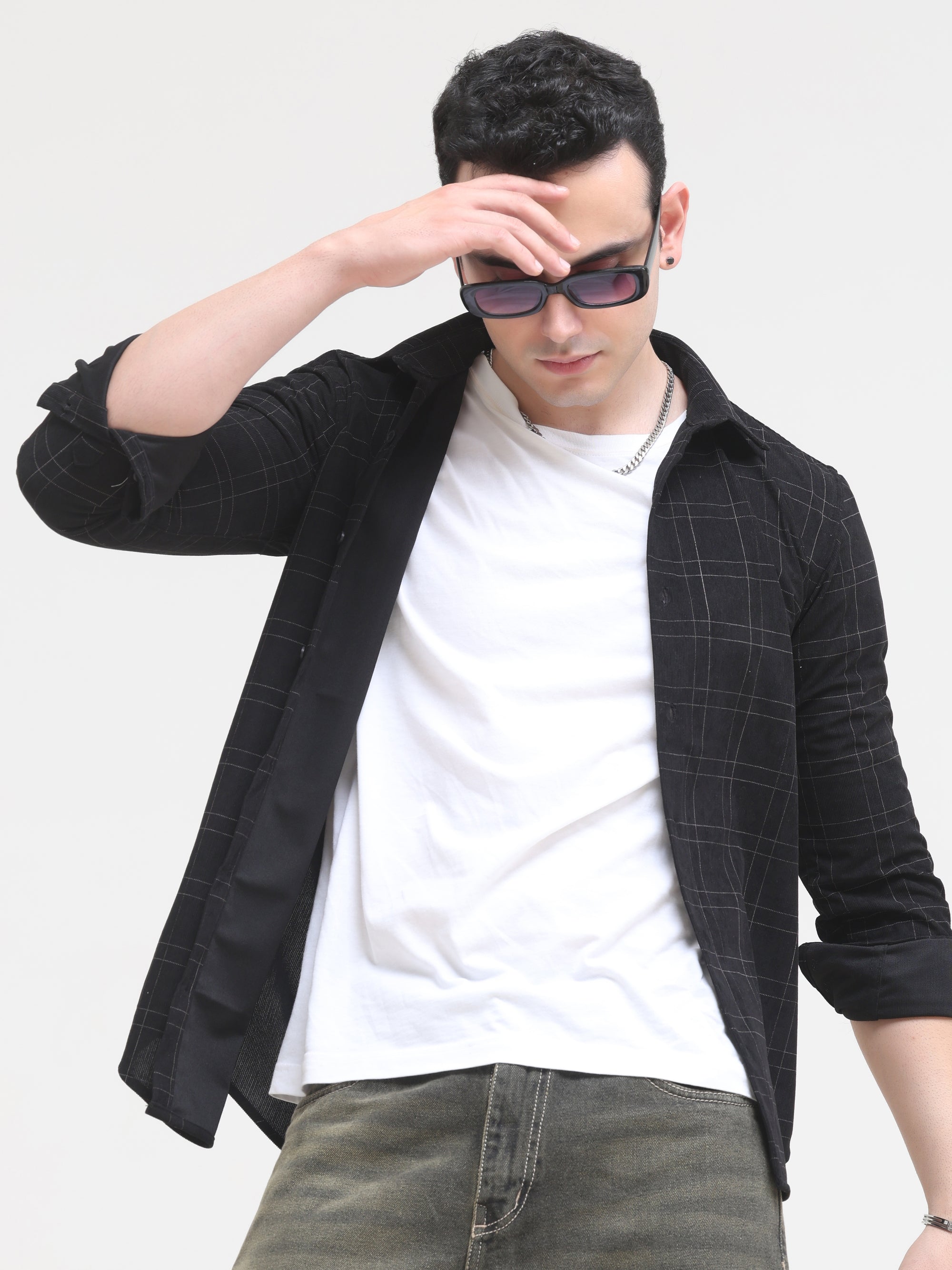 Black Slim Fit Shirt