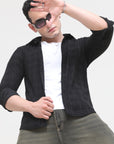 Black Slim Fit Shirt