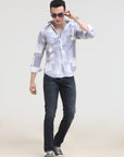 Fossil Grey Tapered Fit Shirt
