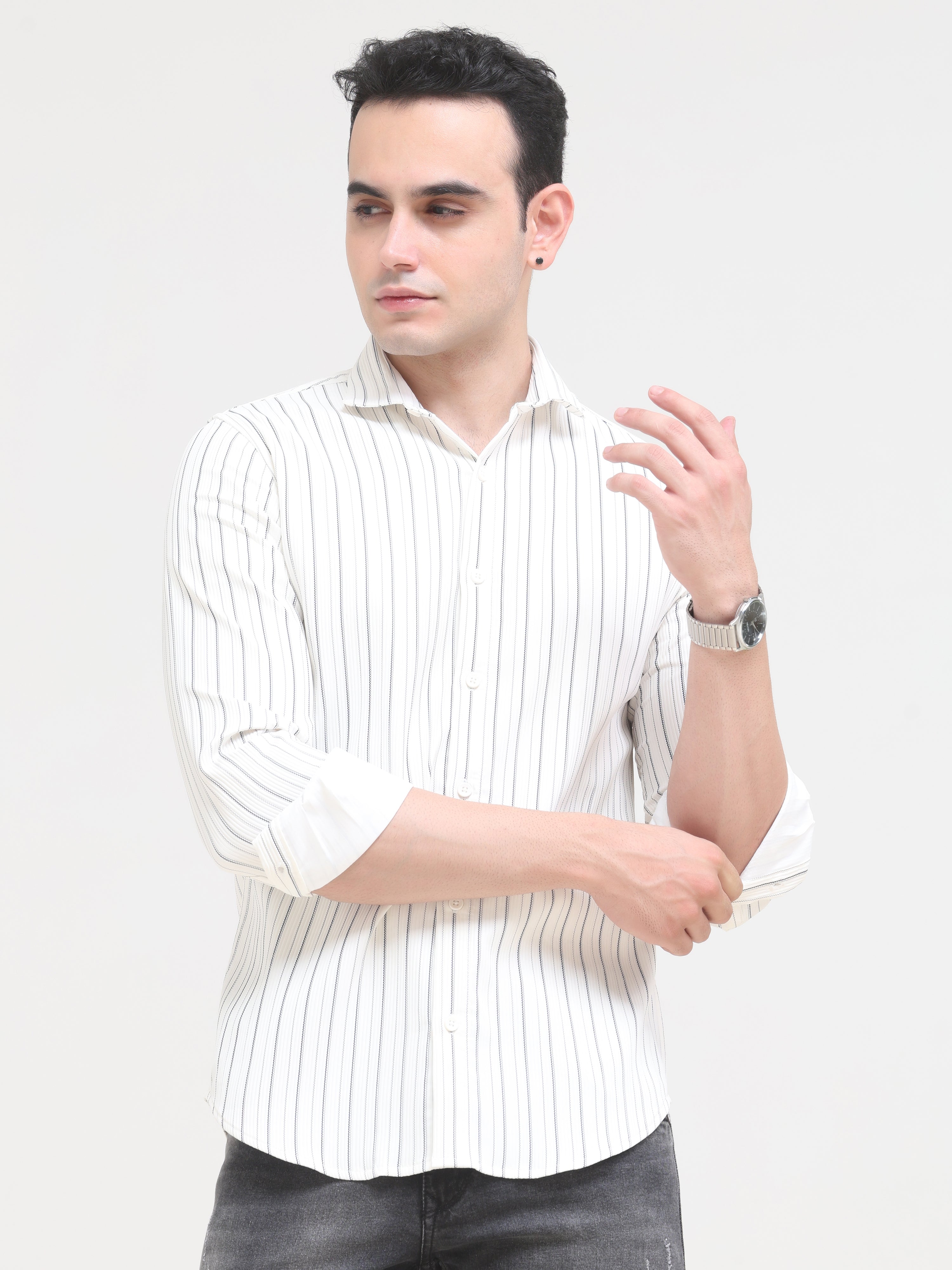 Ivory Tapered Fit Shirt
