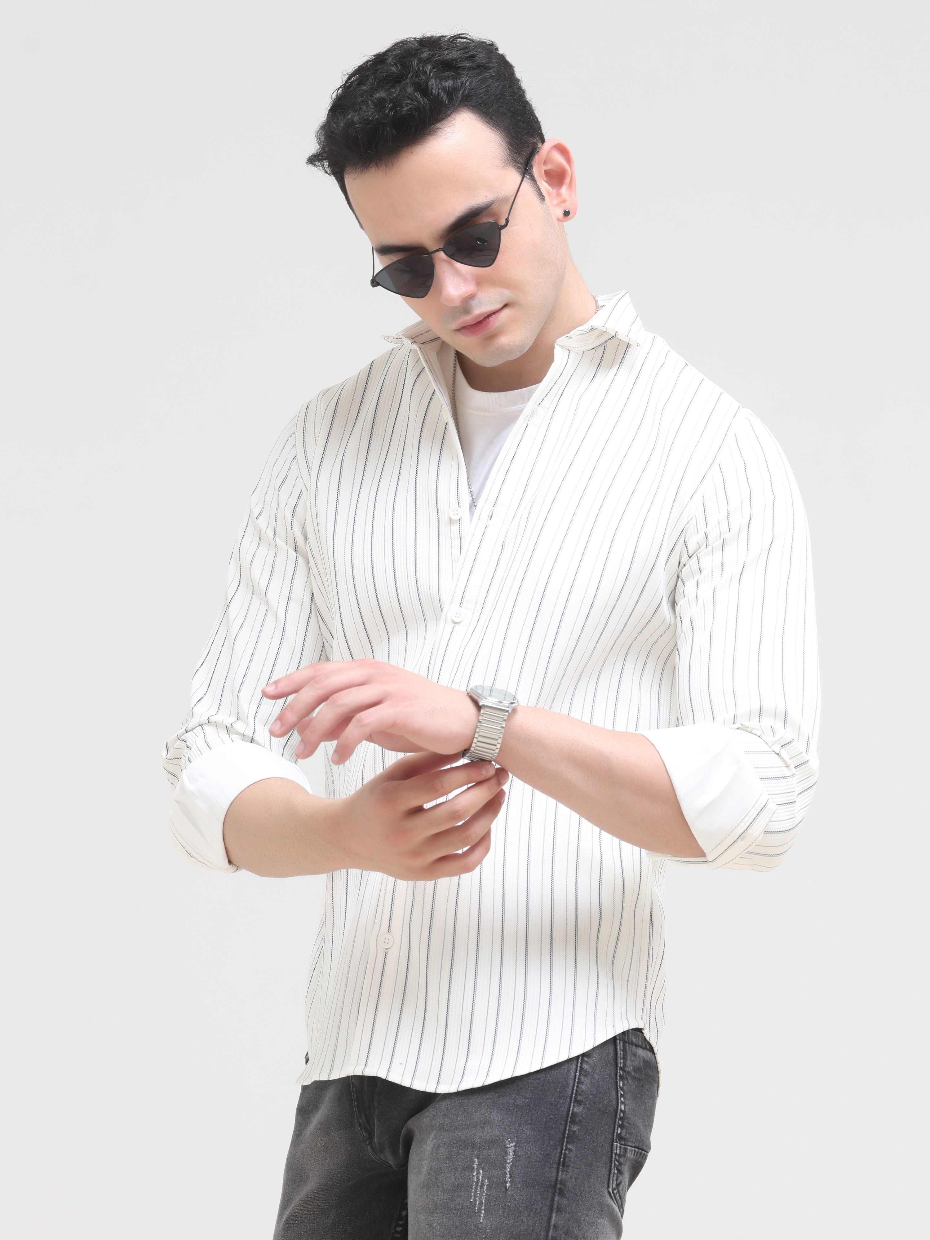 Ivory Tapered Fit Shirt