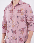 Pink Relaxed Fit Printed Shirt