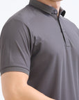 Khaki Solid Polo Tshirt