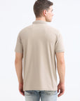 Camel Solid Polo Tshirt