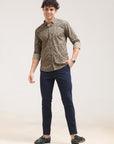 Moss Green Slim Fit Shirt