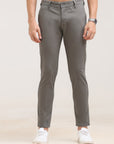 Sag Green Ankle Fit Cotton Pant