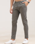 Sag Green Ankle Fit Cotton Pant