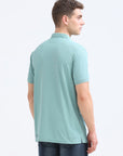 Green Solid Polo Tshirt