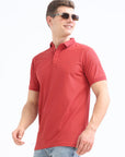 Rose Solid Polo Tshirt