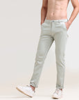Pisa Green : Cotton Comfort Fit Pants