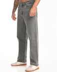 Straight Fit Gray Denim Pants