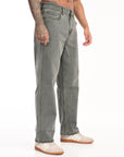 Straight Fit Gray Denim Pants