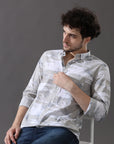 Serene Grey Slim Fit Shirt