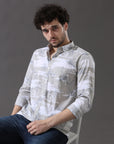 Serene Grey Slim Fit Shirt