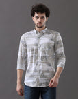 Serene Grey Slim Fit Shirt