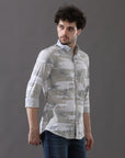 Serene Grey Slim Fit Shirt