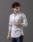 Serene Grey Slim Fit Shirt