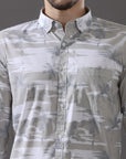 Serene Grey Slim Fit Shirt