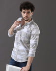 Serene Grey Slim Fit Shirt