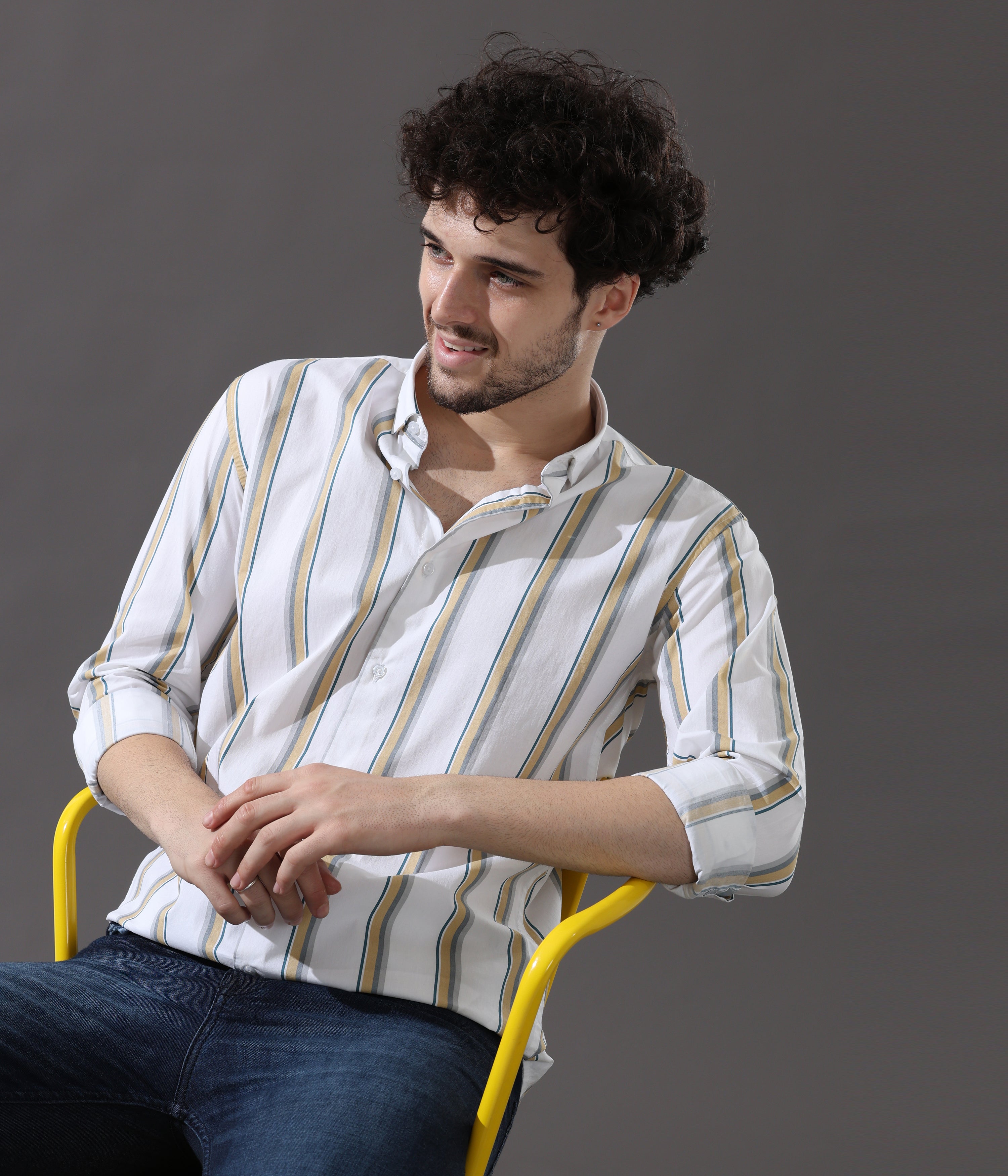 Mustard Stripe Shirt