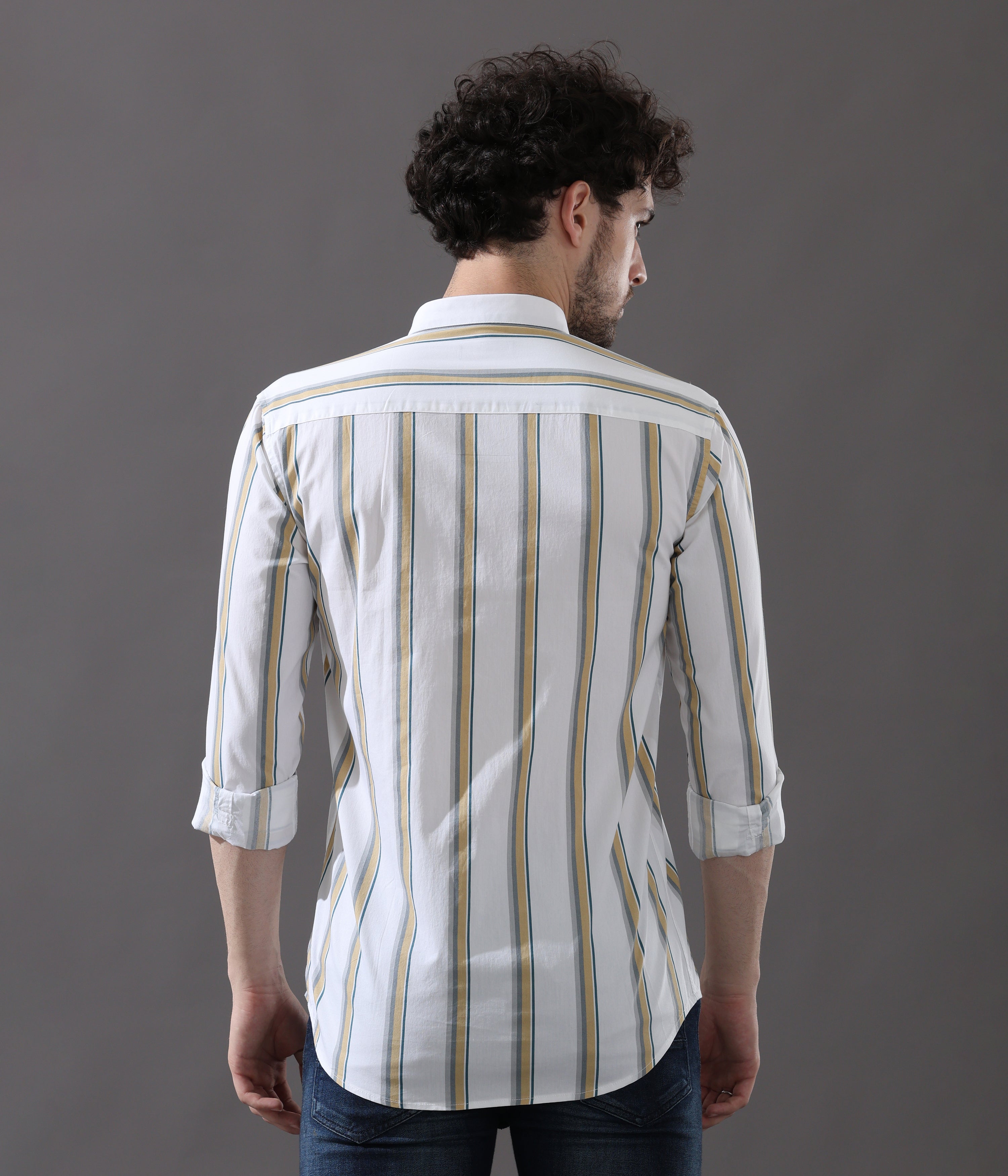 Mustard Stripe Shirt