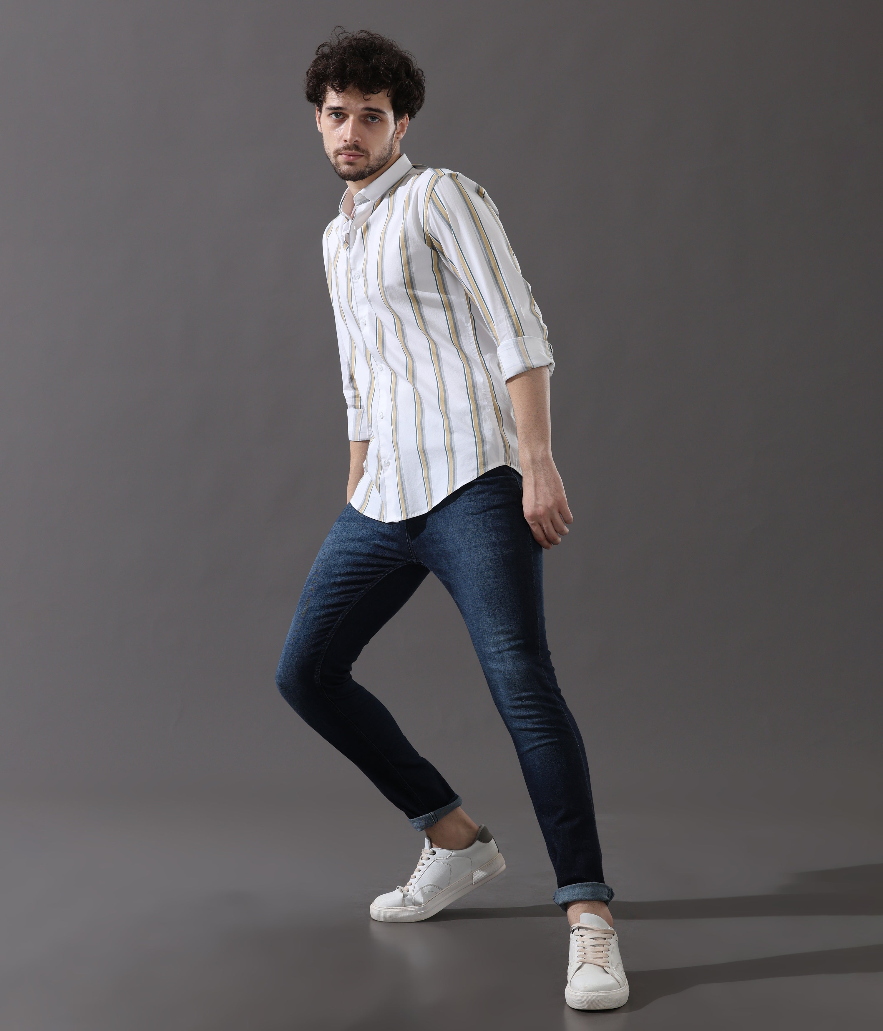 Mustard Stripe Shirt