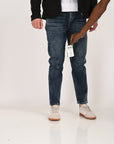 Comfort Fit Midnight Blue Denim Pants