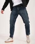 Comfort Fit Midnight Blue Denim Pants