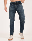 Comfort Fit Midnight Blue Denim Pants