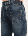 Comfort Fit Midnight Blue Denim Pants