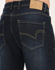 Comfort Fit Dark Navy Denim Pants