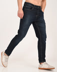 Comfort Fit Dark Navy Denim Pants
