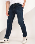 Slim Fit Dark Navy Denim Pants