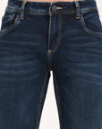 Slim Fit Dark Navy Denim Pants