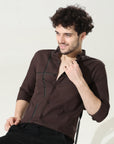 HICKORY BROWN SHIRT