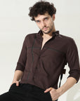 HICKORY BROWN SHIRT