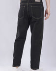 Dark Straight Fit Denim Pants