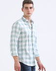 Pistachio Tapered Fit Shirt